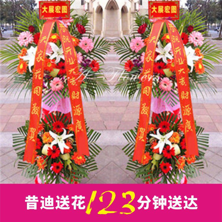 開業(yè)花籃C款（一對(duì)共2個(gè)）
